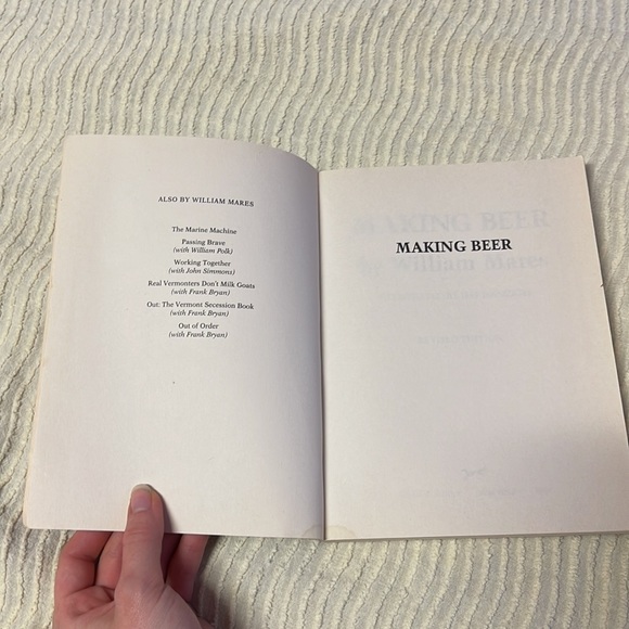 Making Beer Revised Edition paperback book by William Mares - Picture 3 of 10